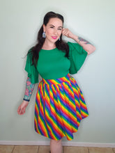 Load image into Gallery viewer, Gwendolyn Skirt in Rainbow Stripes