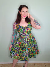 Load image into Gallery viewer, Caroline Mini Dress in Rainforest Rhapsody