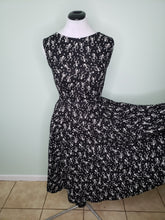 Load image into Gallery viewer, Audrey Dress in Dancing Skeleton - Glow In The Dark