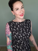 Load image into Gallery viewer, Audrey Dress in Dancing Skeleton - Glow In The Dark