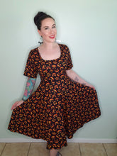 Load image into Gallery viewer, Taylor Dress in Jack-O-Grins