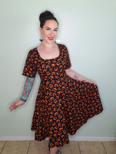 Load image into Gallery viewer, Taylor Dress in Jack-O-Grins