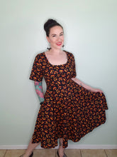 Load image into Gallery viewer, Taylor Dress in Jack-O-Grins
