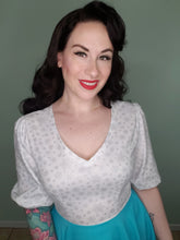 Load image into Gallery viewer, Quinn Dress in Metallic Snowflake