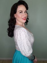 Load image into Gallery viewer, Quinn Dress in Metallic Snowflake