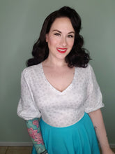 Load image into Gallery viewer, Quinn Dress in Metallic Snowflake