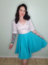 Load image into Gallery viewer, Quinn Dress in Metallic Snowflake