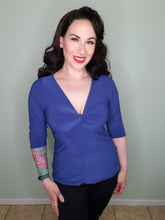Load image into Gallery viewer, Daphne Top in Blue