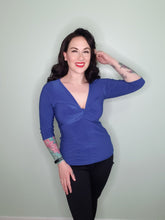 Load image into Gallery viewer, Daphne Top in Blue