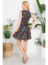 Load image into Gallery viewer, Rainbow Paw Print Skater Dress
