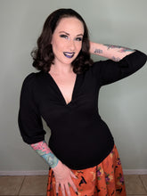 Load image into Gallery viewer, Sabrina Top in Black