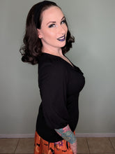 Load image into Gallery viewer, Sabrina Top in Black