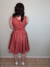 Load image into Gallery viewer, Abigail Dress Red Star Twinkle