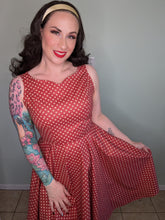 Load image into Gallery viewer, Abigail Dress Red Star Twinkle