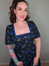 Load image into Gallery viewer, Alice Dress in Blueberry Print SALE