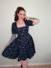 Load image into Gallery viewer, Alice Dress in Blueberry Print SALE