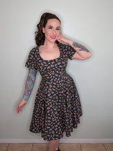 Load image into Gallery viewer, Taylor Dress in Forest Mushroom Print