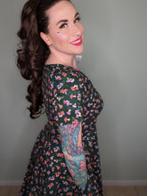 Load image into Gallery viewer, Taylor Dress in Forest Mushroom Print