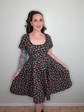 Load image into Gallery viewer, Taylor Dress in Forest Mushroom Print