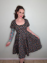 Load image into Gallery viewer, Taylor Dress in Forest Mushroom Print