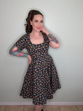 Load image into Gallery viewer, Taylor Dress in Forest Mushroom Print