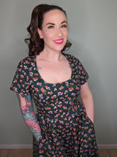 Load image into Gallery viewer, Taylor Dress in Forest Mushroom Print