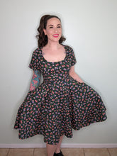 Load image into Gallery viewer, Taylor Dress in Forest Mushroom Print