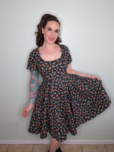 Load image into Gallery viewer, Taylor Dress in Forest Mushroom Print