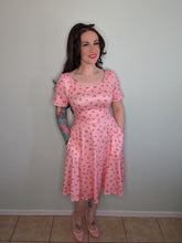 Load image into Gallery viewer, Brenda Pink Cherry Dress