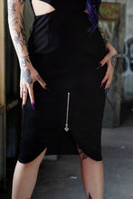 Load image into Gallery viewer, Elizabeth Heart Cut-Out Dress in Purple