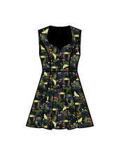 Load image into Gallery viewer, Caroline Mini Dress in Bog Witch Print