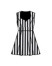 Load image into Gallery viewer, Caroline Mini Dress in Stripped Skull Glow In the Dark