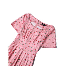 Load image into Gallery viewer, Brenda Pink Cherry Dress