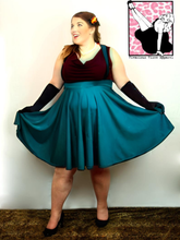 Load image into Gallery viewer, Cutie Pie Suspender Skirt in Teal