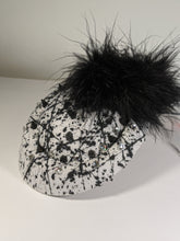Load image into Gallery viewer, White Splatter Classic Pillbox Hat