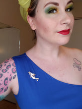 Load image into Gallery viewer, Adrianna Dress in Blue - Vivacious Vixen Apparel