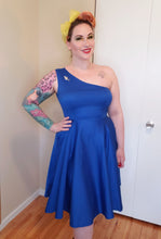 Load image into Gallery viewer, Adrianna Dress in Blue - Vivacious Vixen Apparel