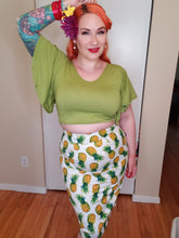 Load image into Gallery viewer, Pineapple Pencil Skirt - Vivacious Vixen Apparel