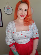 Load image into Gallery viewer, Ella Dress in Heart Beat Print SALE