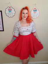 Load image into Gallery viewer, Ella Dress in Heart Beat Print SALE