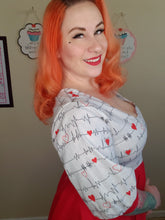 Load image into Gallery viewer, Ella Dress in Heart Beat Print SALE