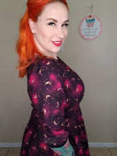 Load image into Gallery viewer, Evelyn Dress in Gold Crescent Moon