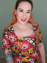 Load image into Gallery viewer, Taylor Dress in Orange Floral