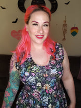 Load image into Gallery viewer, Skye Dress in Black Pastel Floral