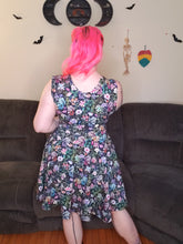 Load image into Gallery viewer, Skye Dress in Black Pastel Floral