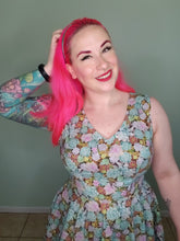 Load image into Gallery viewer, Tiffany Dress in Pastel Cactus