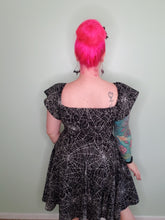 Load image into Gallery viewer, Ophelia Dress in Spiderweb Star Print