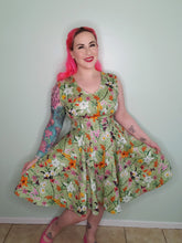 Load image into Gallery viewer, Tiffany Dress in Mint Butterfly