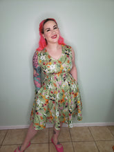 Load image into Gallery viewer, Tiffany Dress in Mint Butterfly
