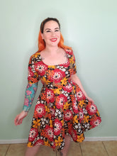 Load image into Gallery viewer, Taylor Dress in Orange Floral